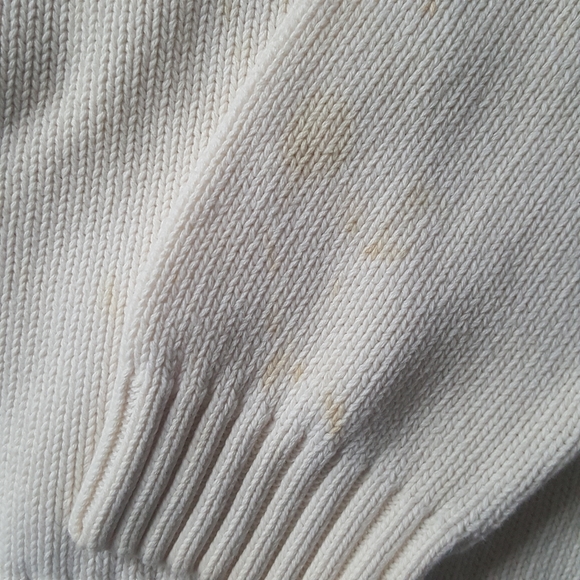 Chaps Sweater in Cream - Picture 6 of 7